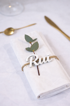 Marque-place prénom personnalisé