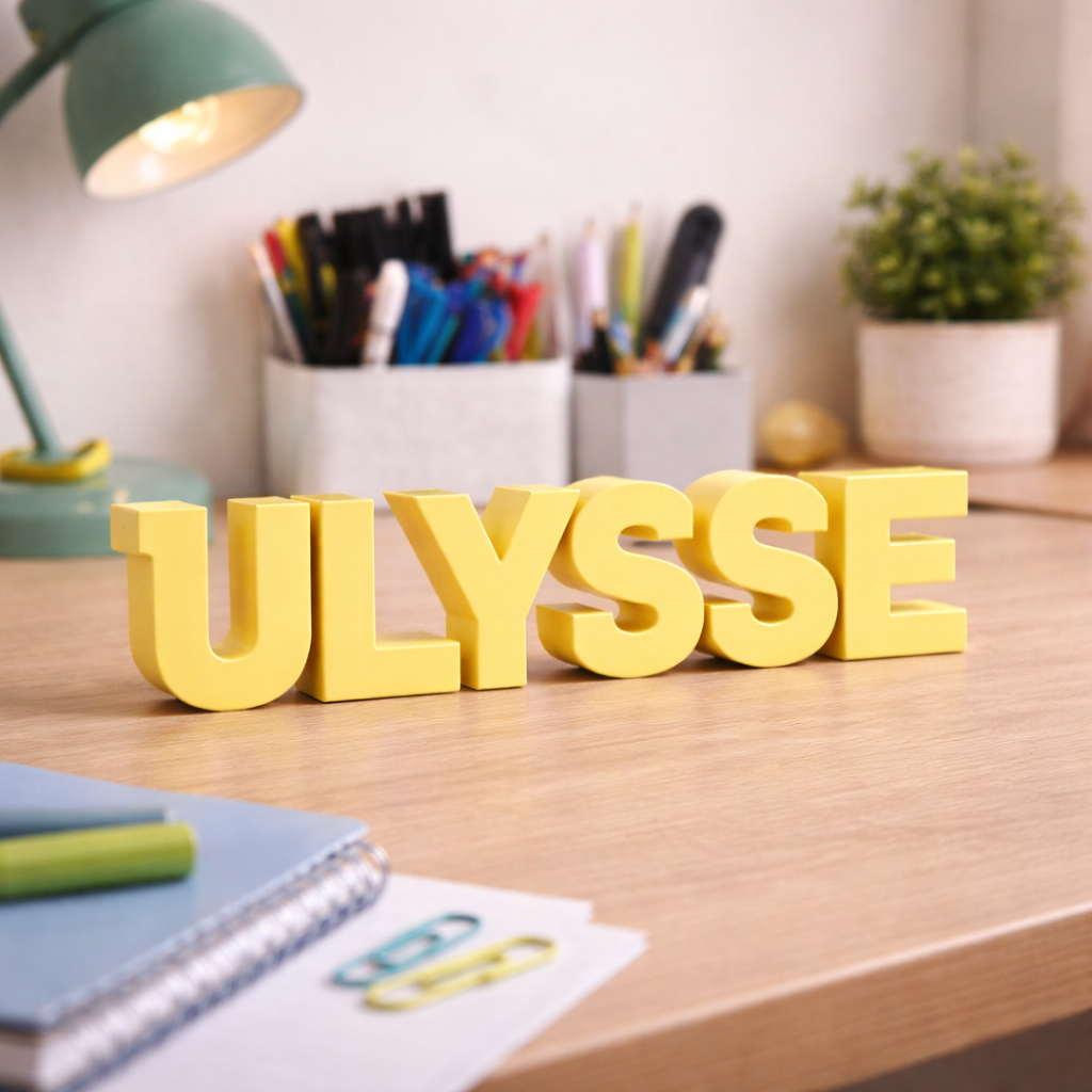 Prénom décoratif personnalisé 23 cm – mot à poser déco