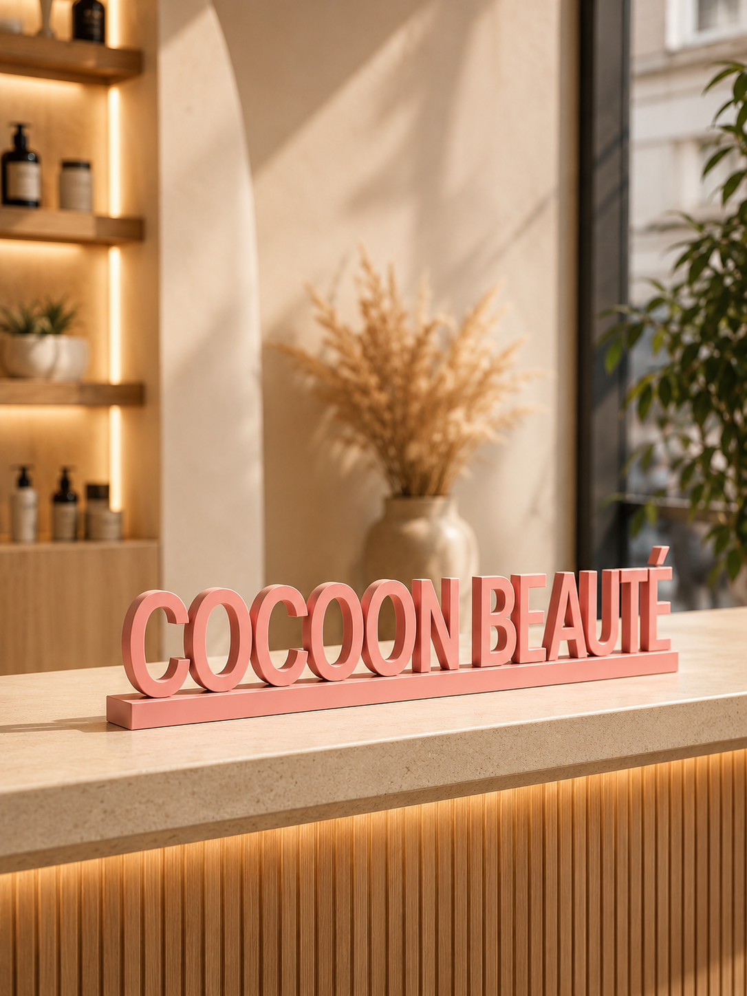Nom d'entreprise & logo décoratif personnalisé – Création professionnelle sur mesure