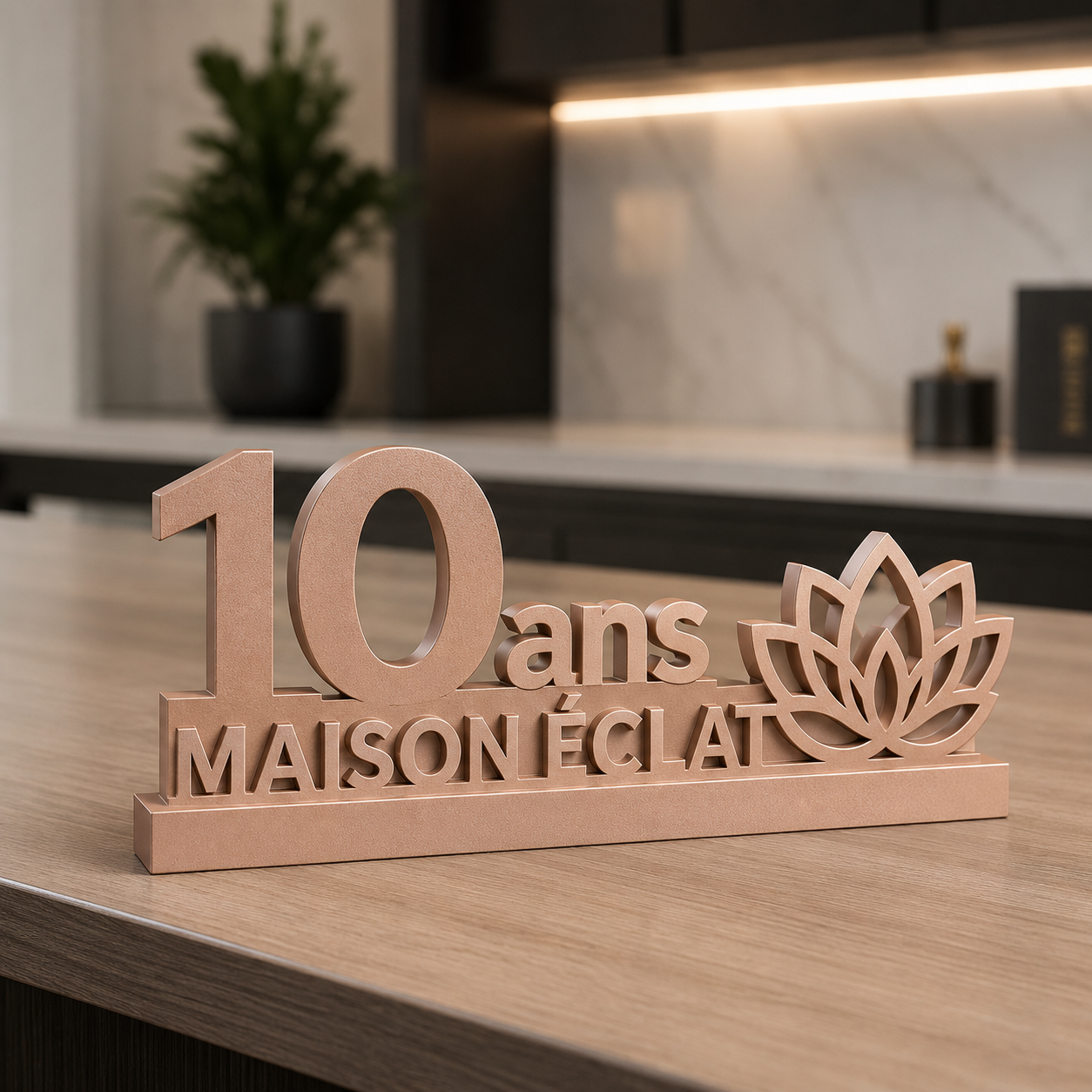 Nom d'entreprise & logo décoratif personnalisé – Création professionnelle sur mesure