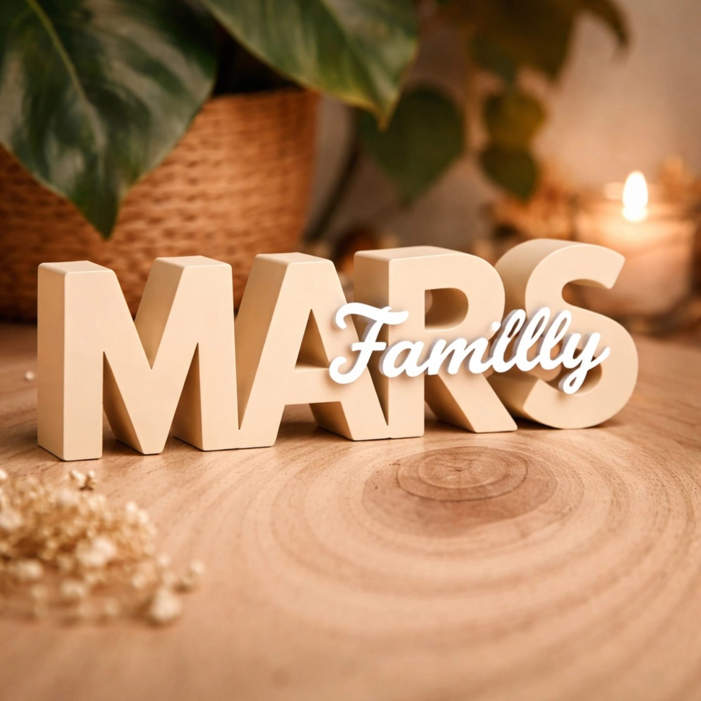 Prénom décoratif personnalisé 23 cm – mot à poser déco